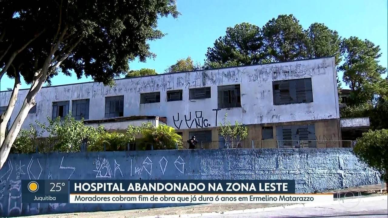 Hospital de Ermelino está abandonado há mais de 5 anos
