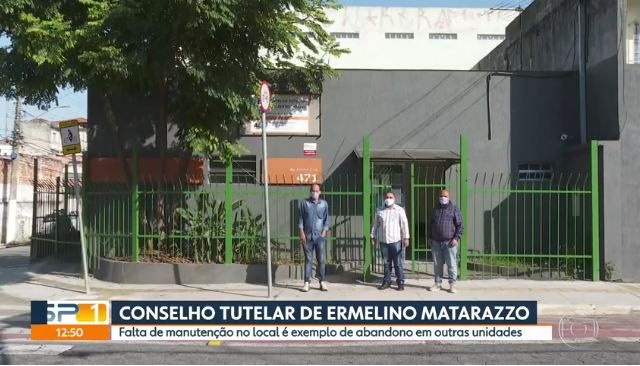 Globo denuncia más condições em Conselho Tutelar de Ermelino